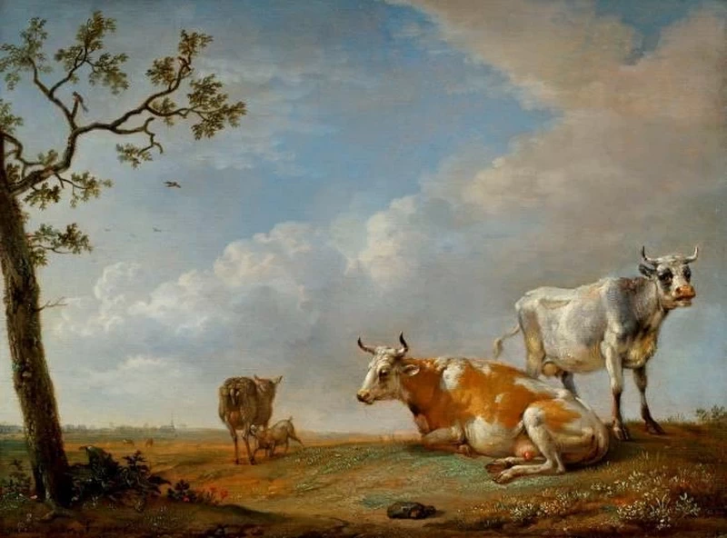 Animali che riposano al pascolo - Museo statale di Schwerin